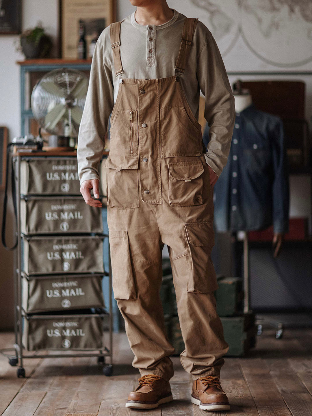 Overalls - TrendFit - Multi-Pocket Design - Casual Jumpsuit