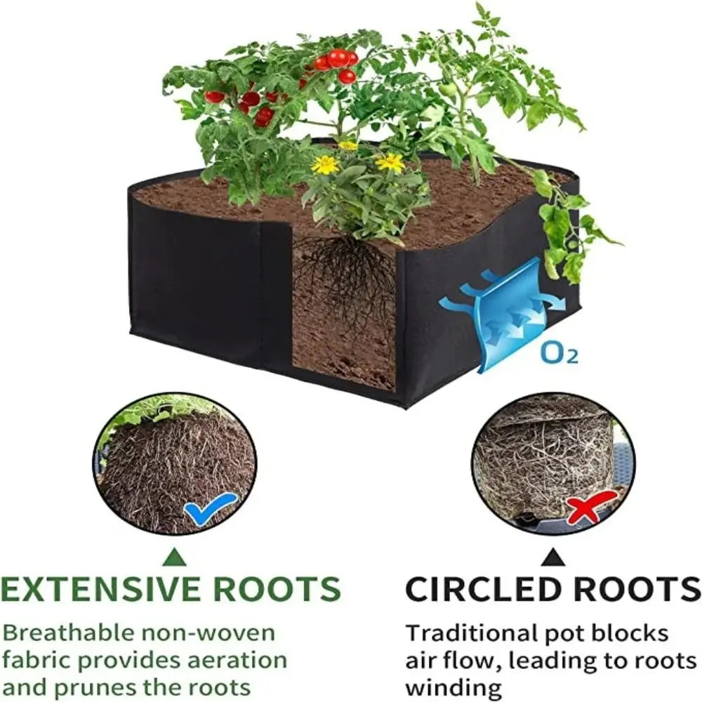 Tuinplantzak - GreenMax - Viltmateriaal - Diverse Maten Groeitas