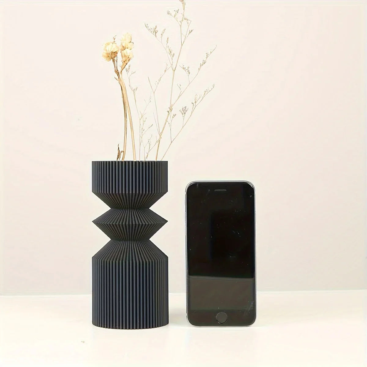 Vaas - NordicStyle - Zwart Design - Elegante Woondecoratie