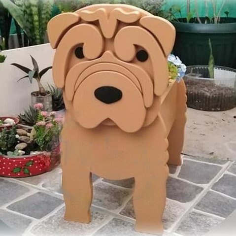 Hondenbloempot - Pawsome - Scandinavisch Stijl - Omkeerbaar Design