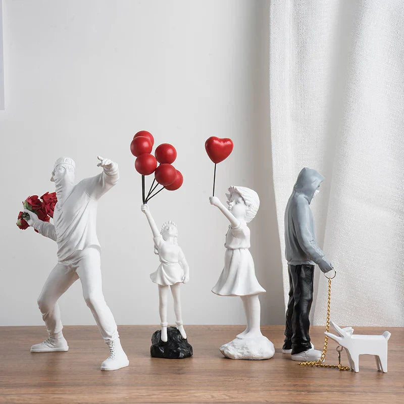 Straatkunst Beeld - UrbanCraft - Hars Sculptuur - Speelse Ontwerp