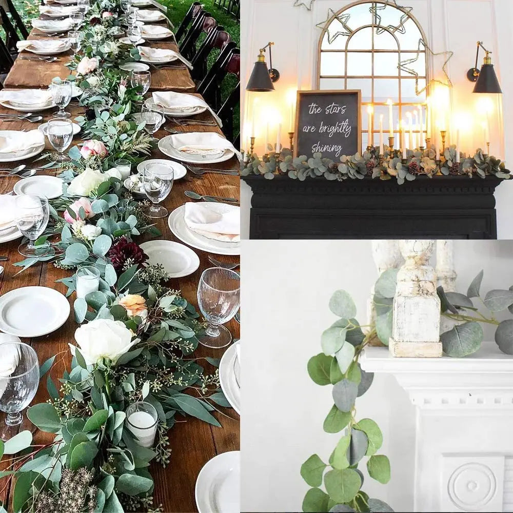Eucalyptus Slinger Set - Verdia - Kunstblad Klimop - Woondecoratie & Bruiloft