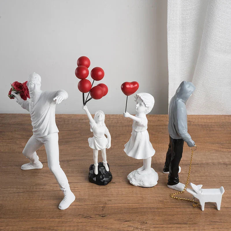 Straatkunst Beeld - UrbanCraft - Hars Sculptuur - Speelse Ontwerp