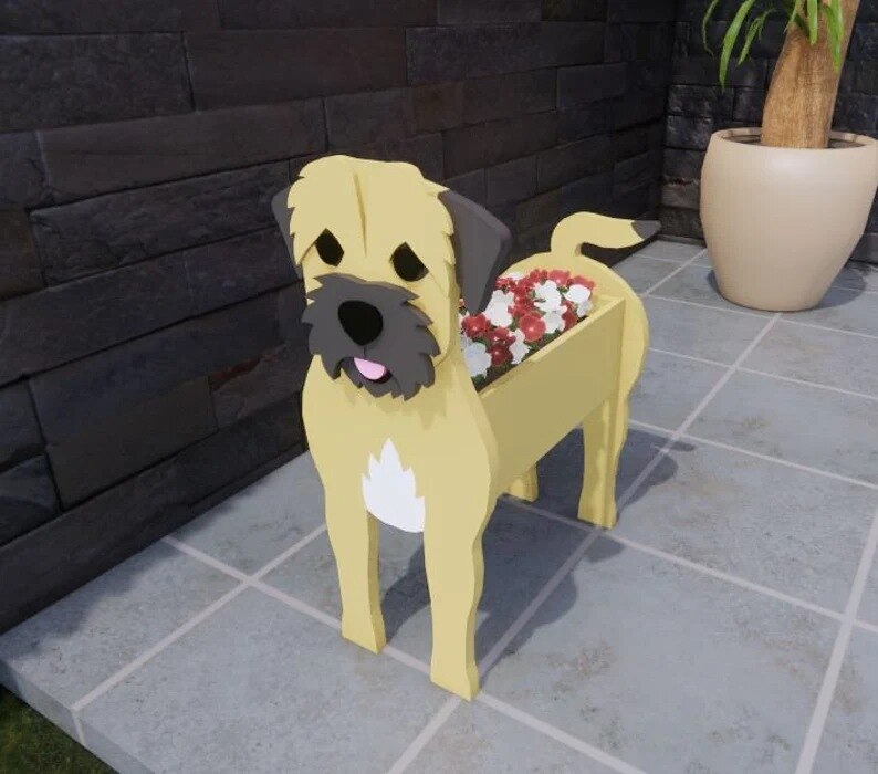 Hondenbloempot - Pawsome - Scandinavisch Stijl - Omkeerbaar Design