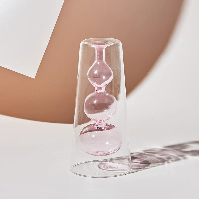 Glazen Vaas - BloomCraft - Artistiek Design - Scandinavische Stijl
