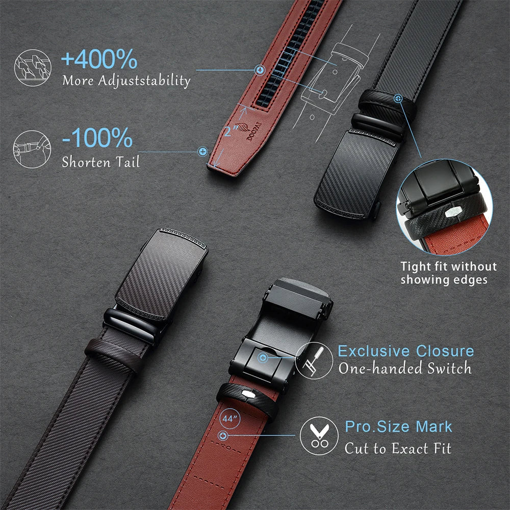 Leren Riem - BeltPro - Automatische Gesp - Stijlvol Accessoire