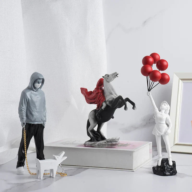 Straatkunst Beeld - UrbanCraft - Hars Sculptuur - Speelse Ontwerp