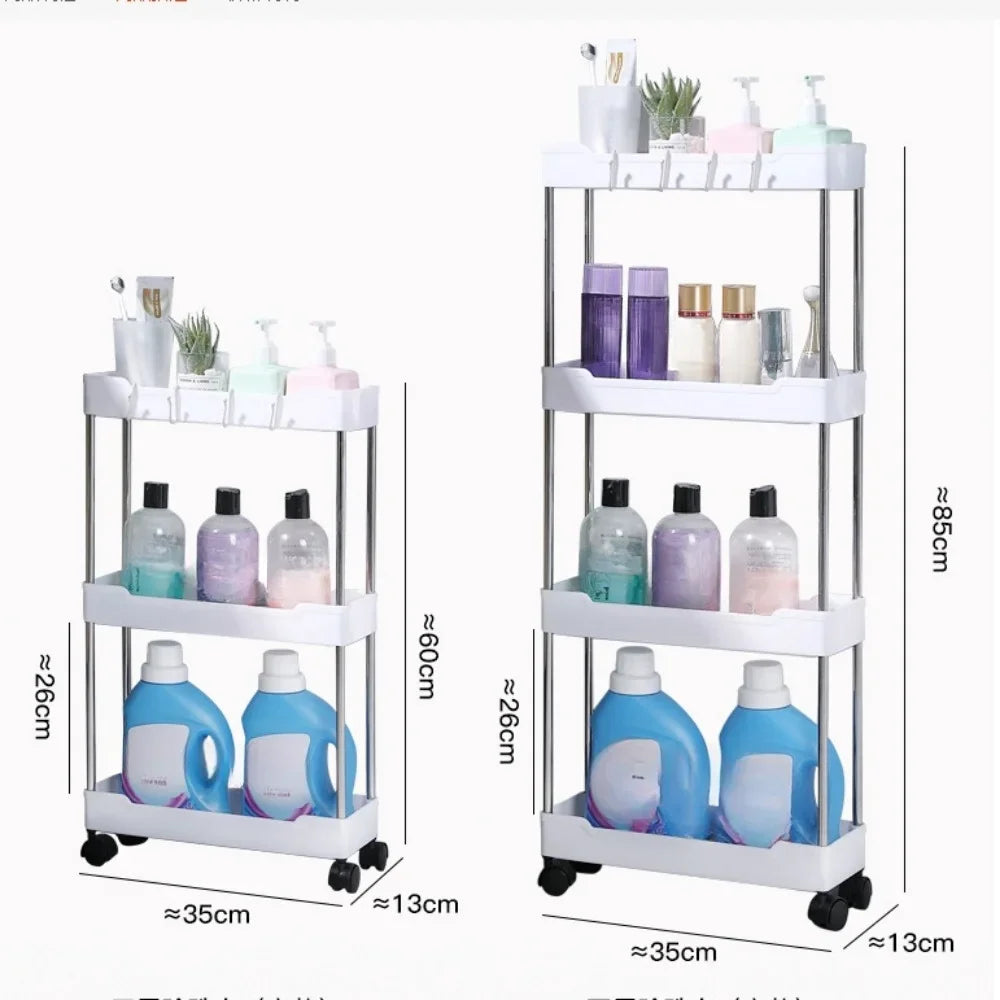 Opbergwagen - FlexiShelf - Meerlagig Ontwerp - Ruimtebesparende Oplossing