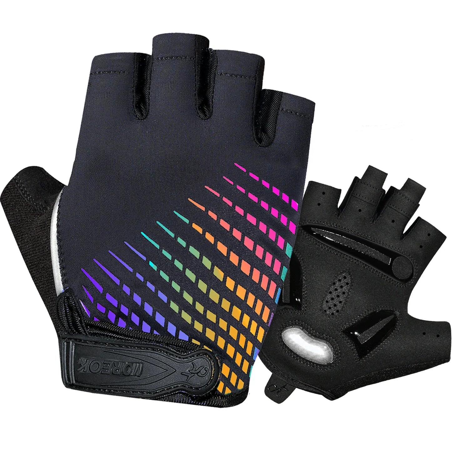 Fietshandschoenen - GripMax - Schokabsorptie - Halfvinger Design