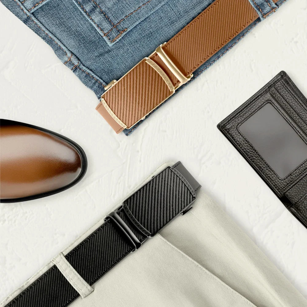 Leren Riem - BeltPro - Automatische Gesp - Stijlvol Accessoire