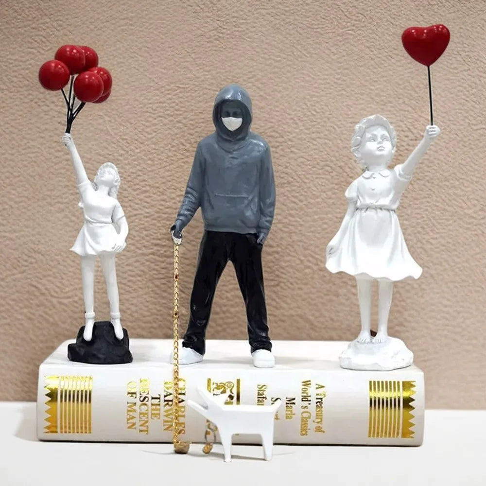 Straatkunst Beeld - UrbanCraft - Hars Sculptuur - Speelse Ontwerp