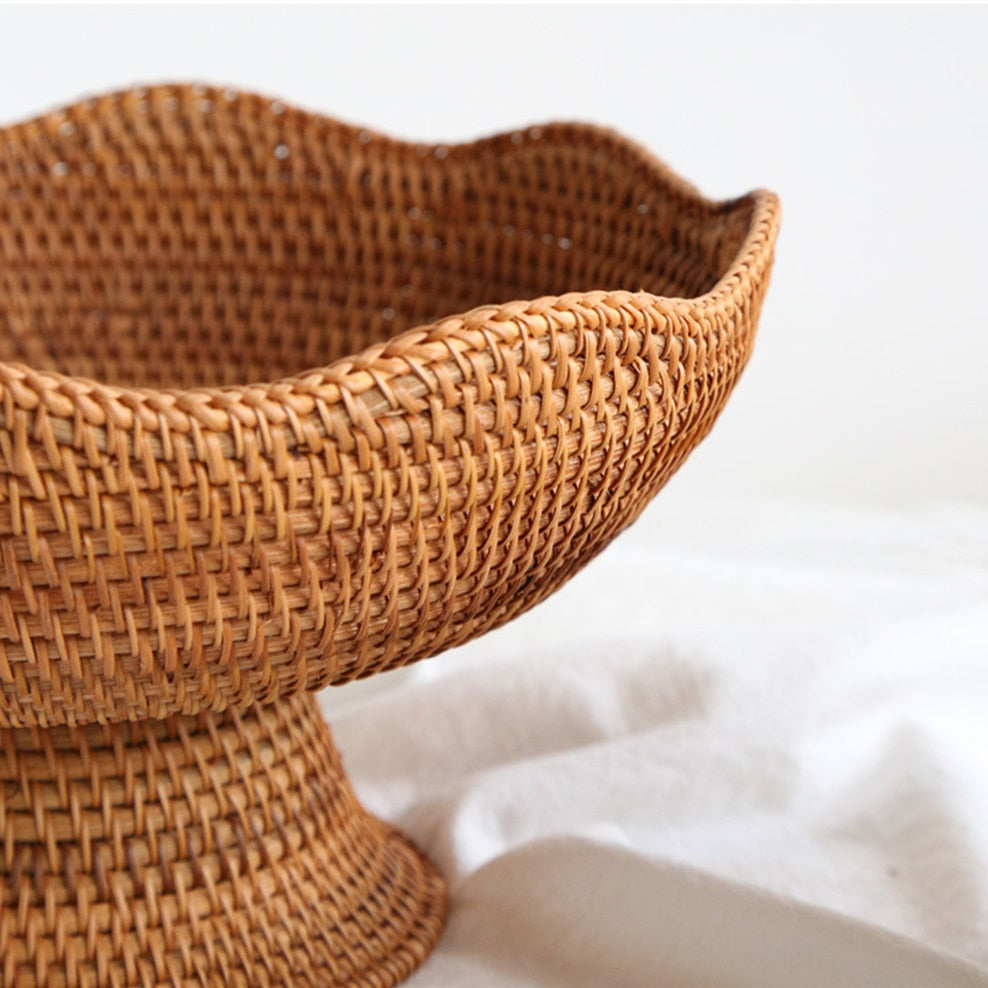 Fruitmand - EcoNest - Gevlochten Rotan - Rustieke Opslag