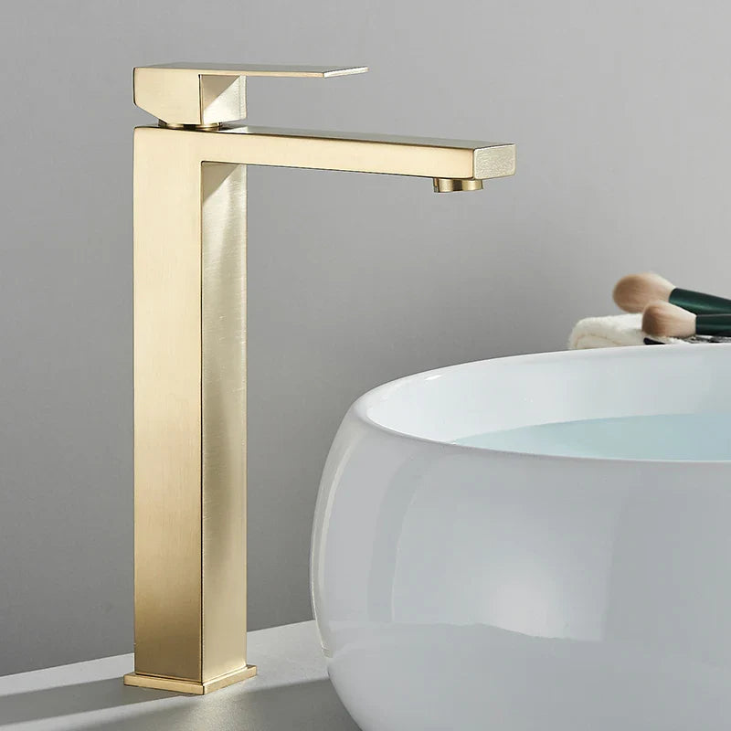 Badkamerkraan - AquaFlow - Roestvrijstaal - Warm & Koude Waterregeling