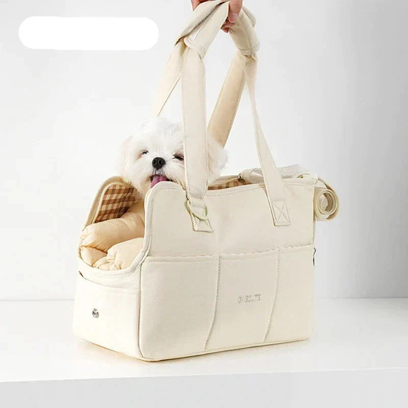 Huisdier Reistas - LuxCarry - Comfortabel Reizen - Ademend Ontwerp