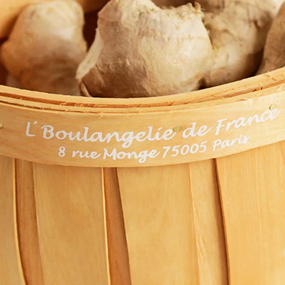 Marktmand - EcoBask - Handgemaakt Hout - Rustieke Charme