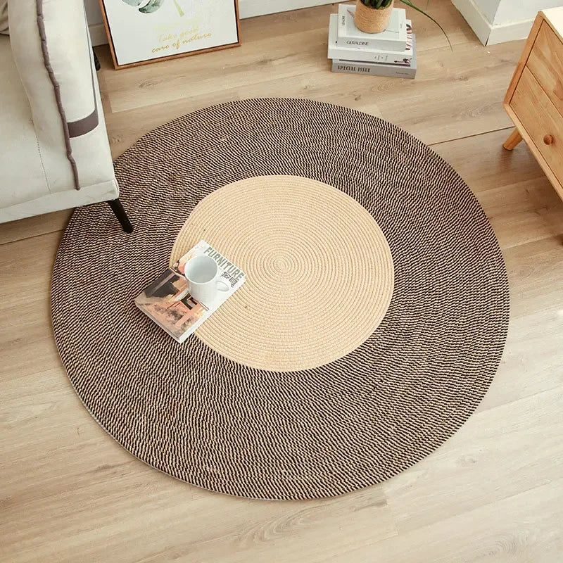 Jute Tapijt - EcoWeave - Handgemaakt Design - Vintage Charme