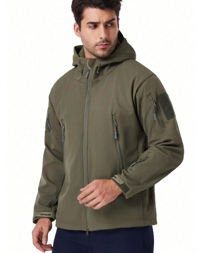 Water- en Winddichte Outdoor Set - MaxGuard - Fleece Voering - Zes Zak Ontwerp