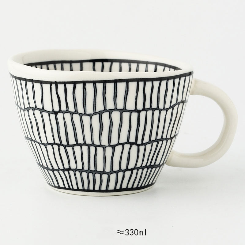 Keramische Mokken - Artistry - Handbeschilderd Design - Geometrische Patronen