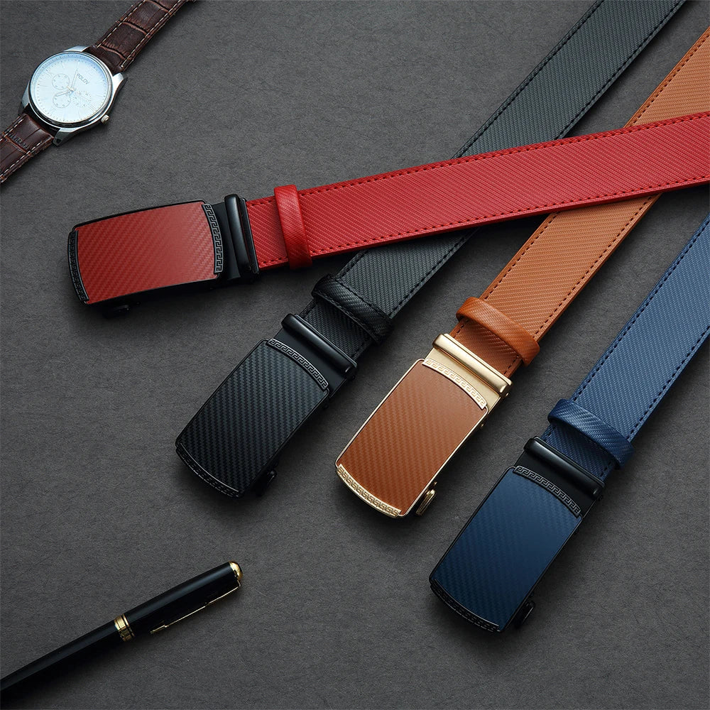 Leren Riem - BeltPro - Automatische Gesp - Stijlvol Accessoire