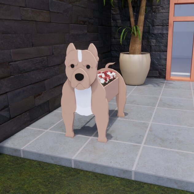 Hondenbloempot - Pawsome - Scandinavisch Stijl - Omkeerbaar Design