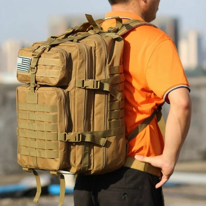 Militaire Tactische Rugzak - GearPro - Waterdicht Ontwerp - Ideaal voor Buitenavonturen