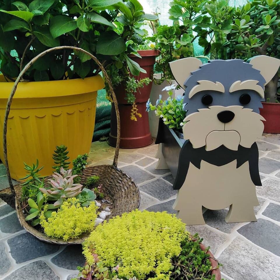 Hondenbloempot - Pawsome - Scandinavisch Stijl - Omkeerbaar Design