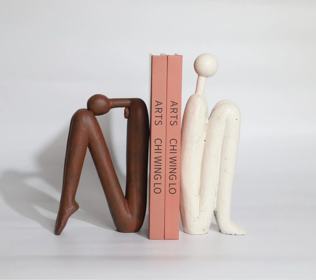 Boekensteun - DecorVibe - Noordse Stijl - Abstract Ontwerp