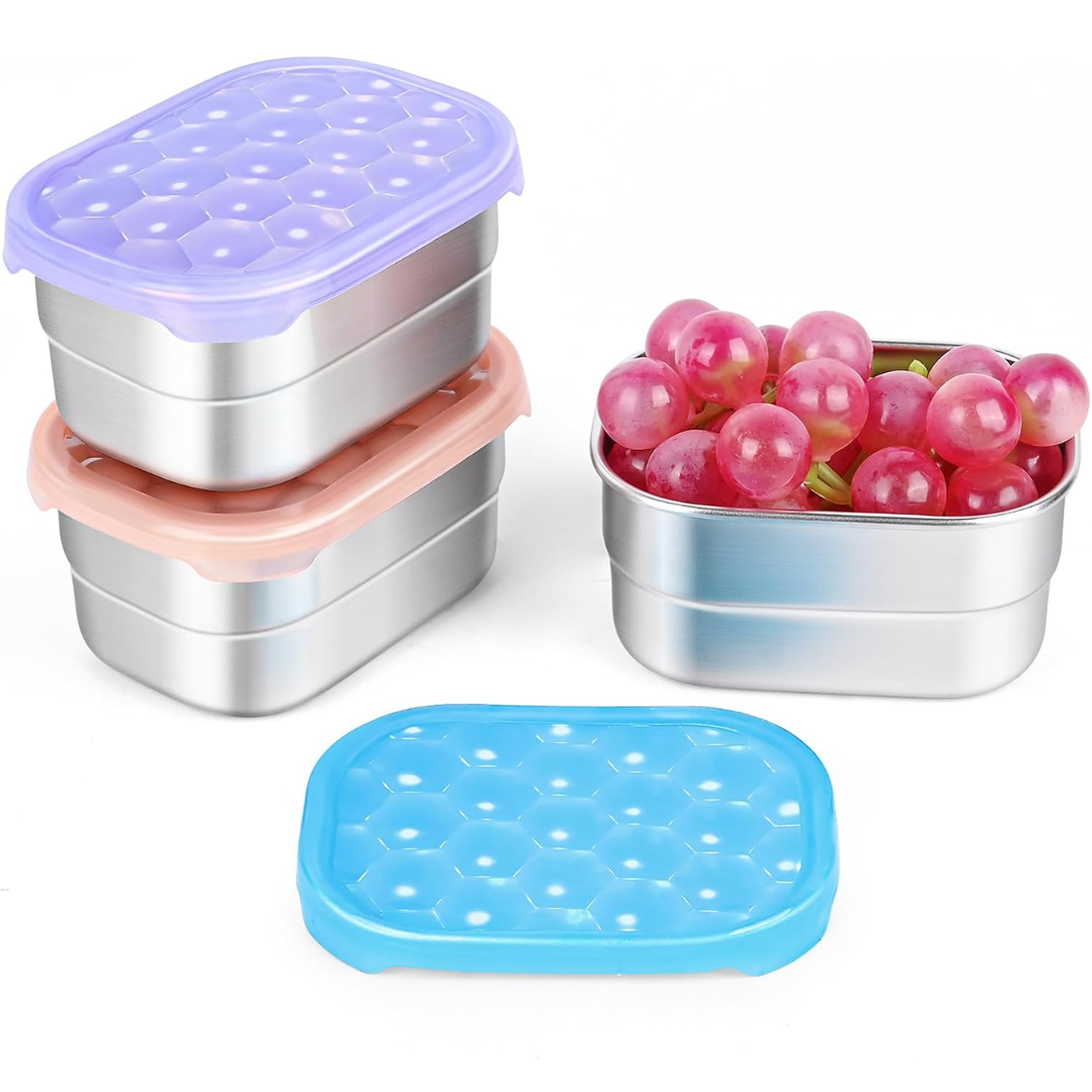 Roestvrijstalen Snackcontainers - SnackMate - Lekvrij - Milieuvriendelijk
