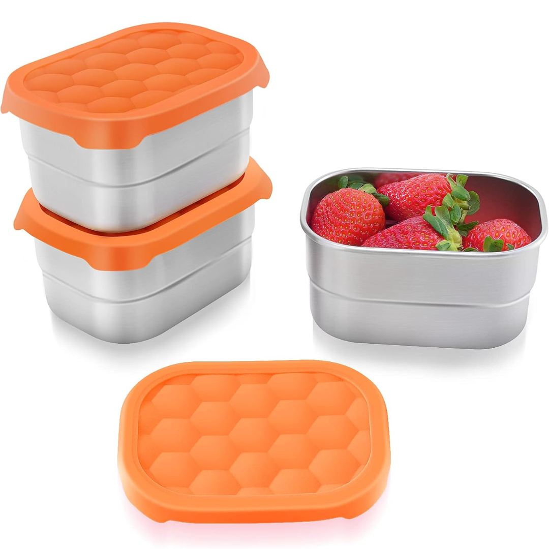 Roestvrijstalen Snackcontainers - SnackMate - Lekvrij - Milieuvriendelijk