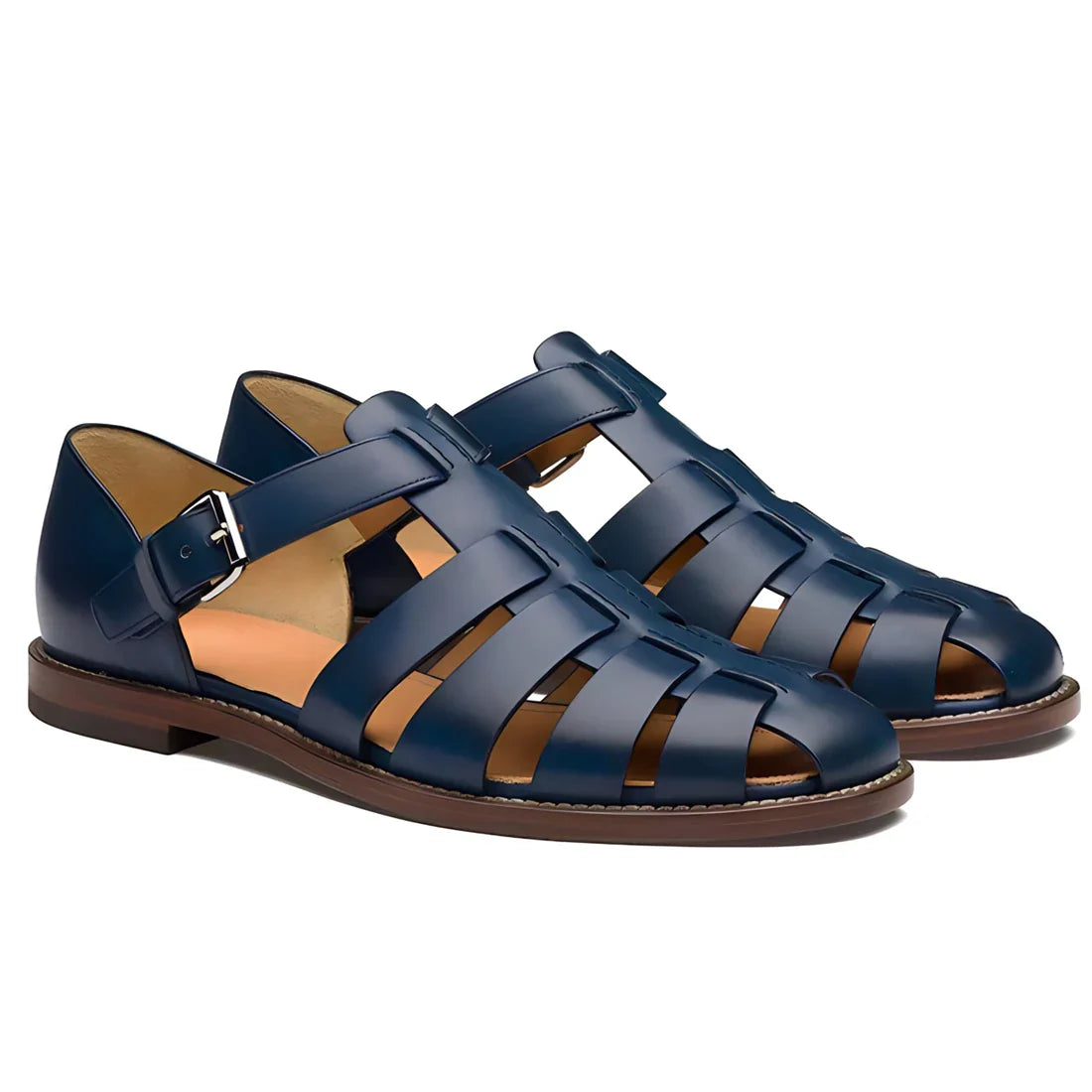 Heren Sandalen - SoleCraft - Lederen Comfort - Outdoor Mode