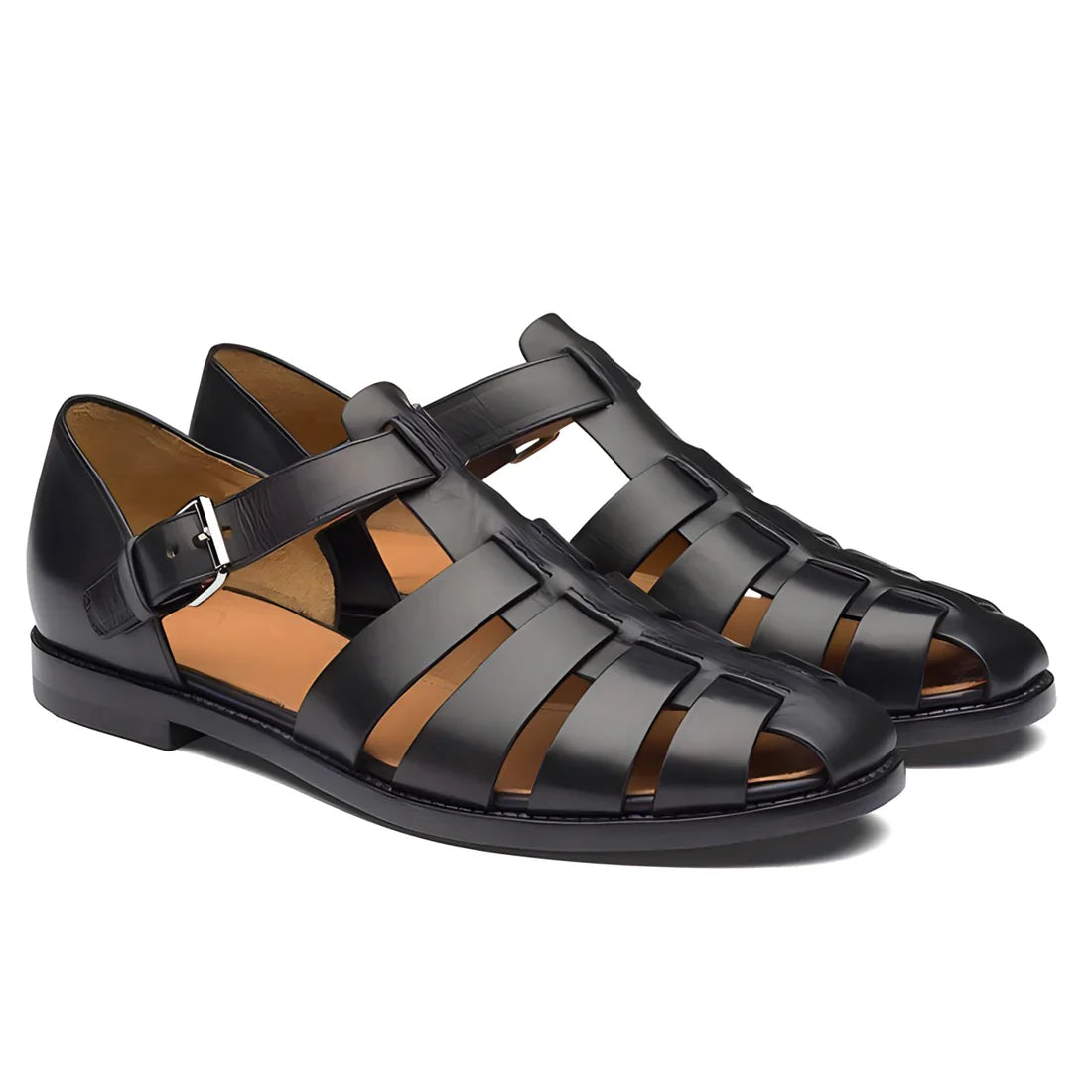 Heren Sandalen - SoleCraft - Lederen Comfort - Outdoor Mode