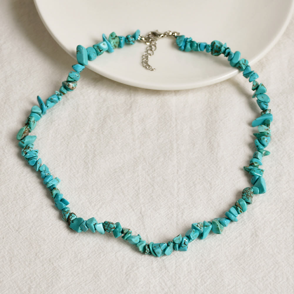 Kristallen Hanger Ketting - Virelle - Gepolijste Edelsteen Bedel - Elegante Dames Sieraden
