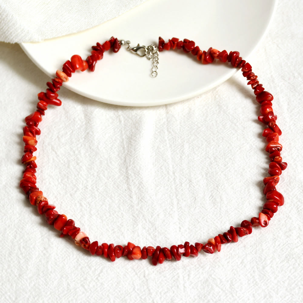 Kristallen Hanger Ketting - Virelle - Gepolijste Edelsteen Bedel - Elegante Dames Sieraden