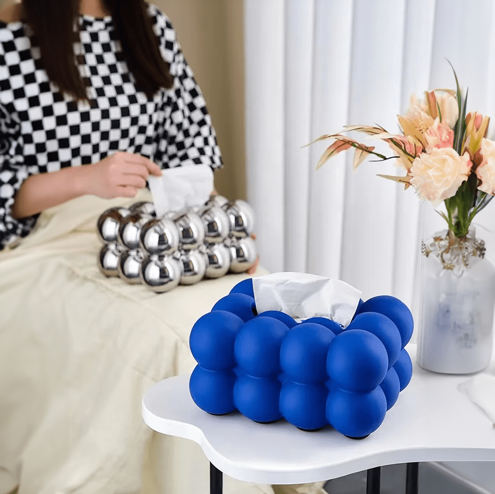 Tissue Box - LuxeBubble - Keramisch Design - Elegante Opslag