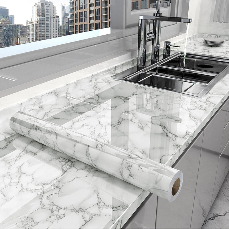 Zelfklevende Behang - LuxeMarble - Oliebestendig - Waterdichte PVC