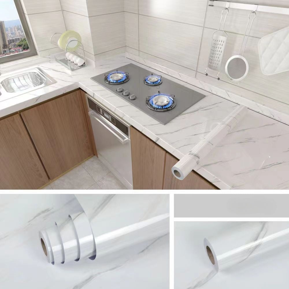 Zelfklevende Behang - LuxeMarble - Oliebestendig - Waterdichte PVC