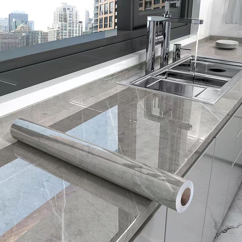 Zelfklevende Behang - LuxeMarble - Oliebestendig - Waterdichte PVC