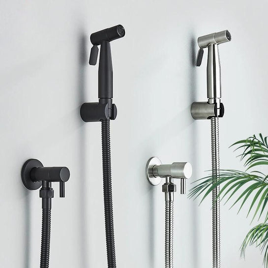 Toilet Bidet Spray - CleanFlow - Geborsteld Goud - Roestvrij Staal