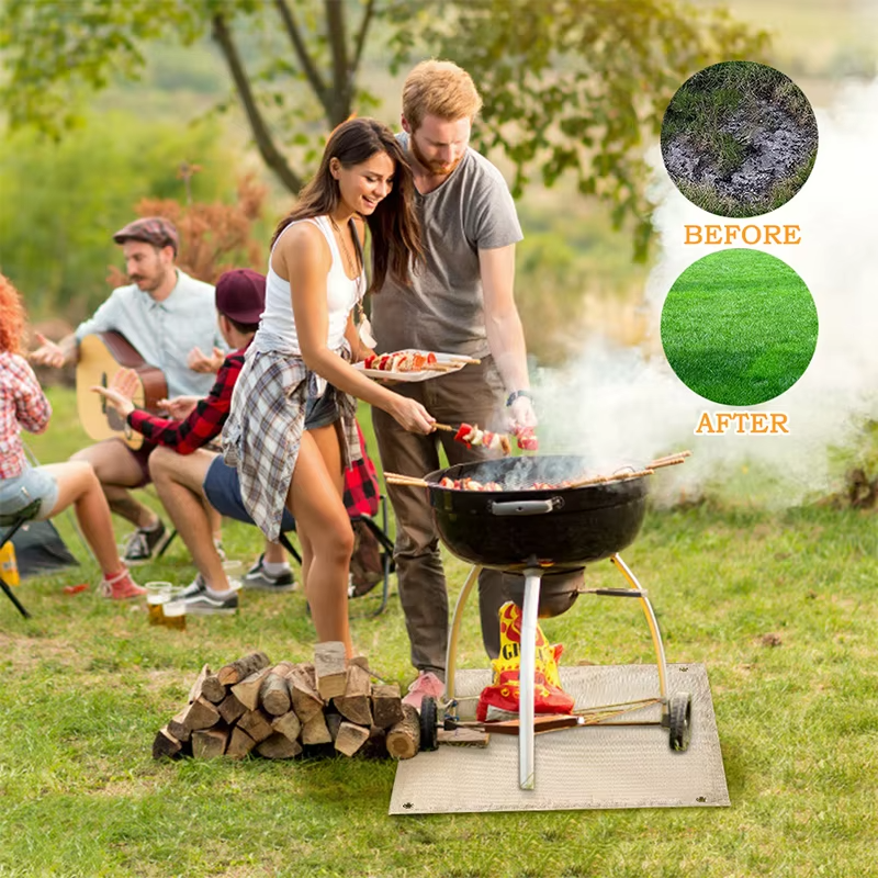 Vuurvaste Mat - FlameGuard - BBQ Bescherming - Hittebestendig