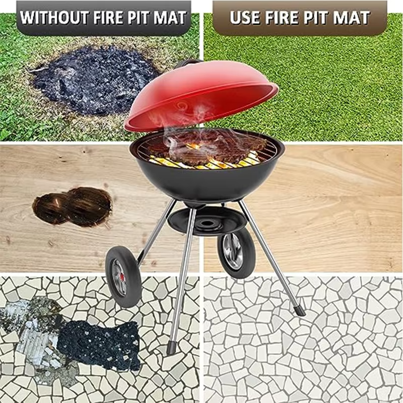 Vuurvaste Mat - FlameGuard - BBQ Bescherming - Hittebestendig