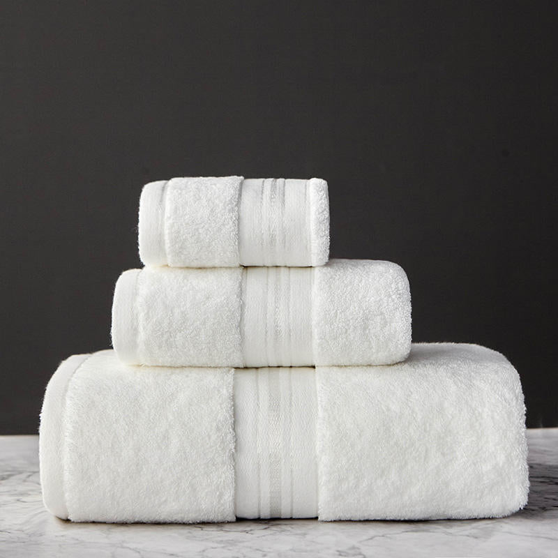 Katoenen Handdoeken - LuxeWeave - Zachte Absorptie - Premium Badset