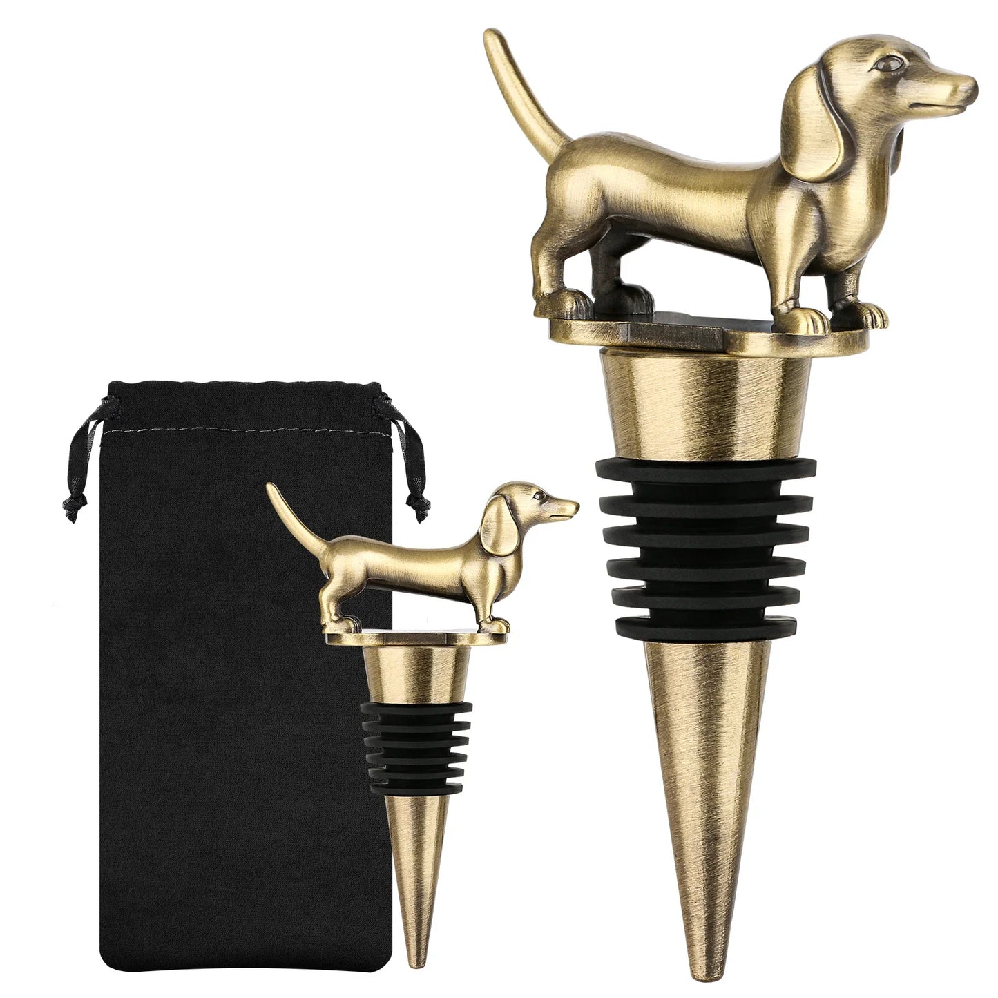 Wijnstopper - DogGuard - Decoratieve Sluiting - Herbruikbare Dop