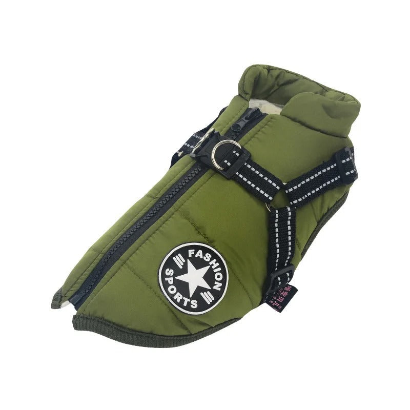 Winterhondenjas - PawGuard - Waterdicht Ontwerp - Warme Fleece Voering