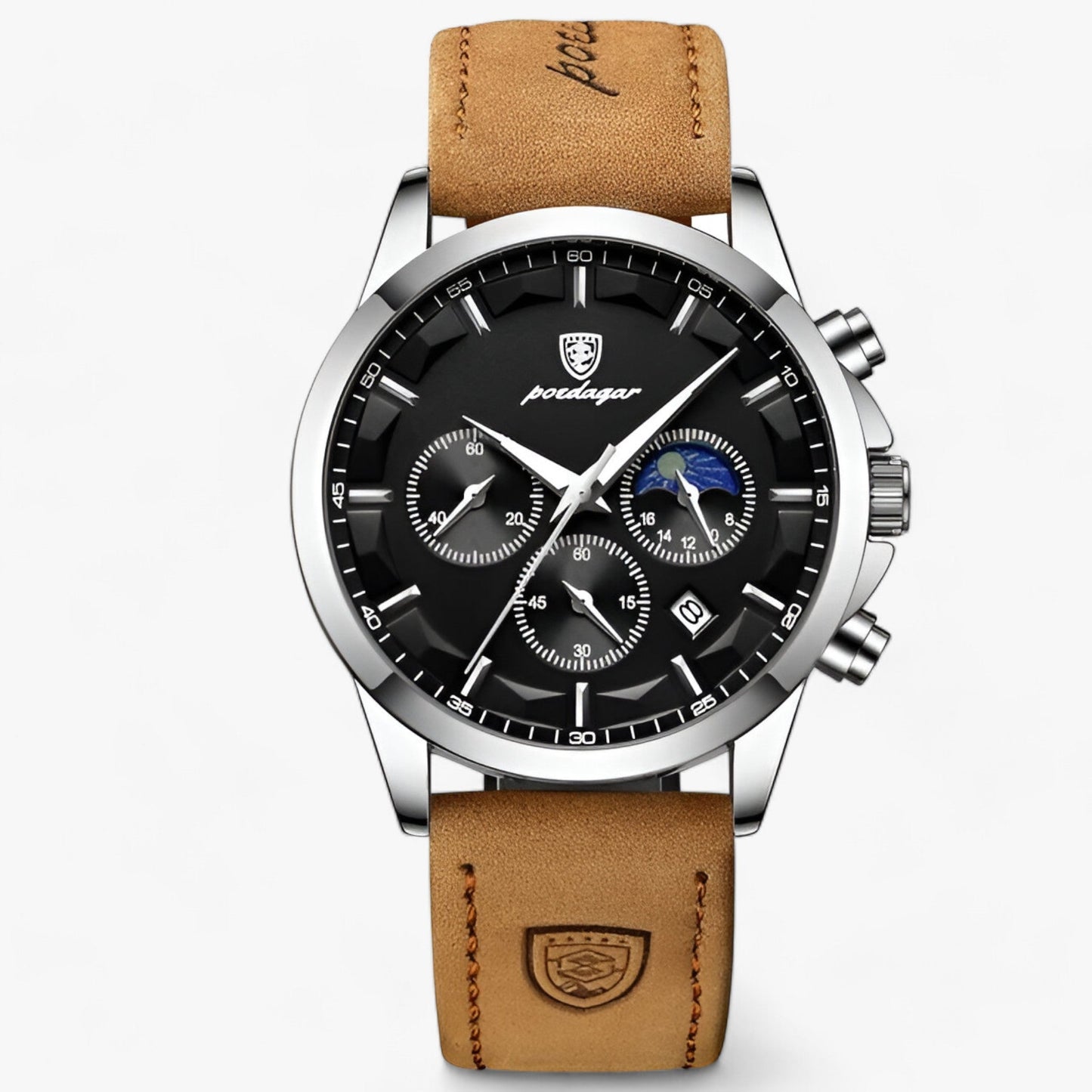 Heren Luxe Horloge - TimeMaster - Verfijnd Design - Precisie Vakmanschap