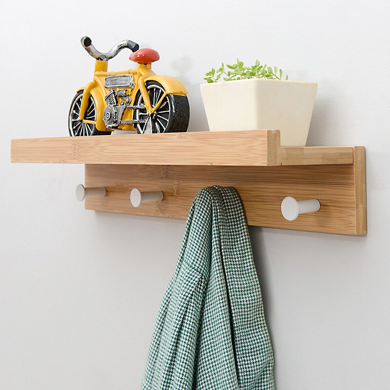 Wandplank - StoreMax - Kapstok Haken - Wandgemonteerde Rek