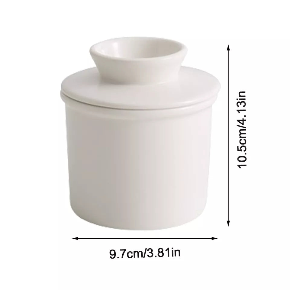 Boterpot - FreshKeep - Keramisch Design - Gesloten Deksel