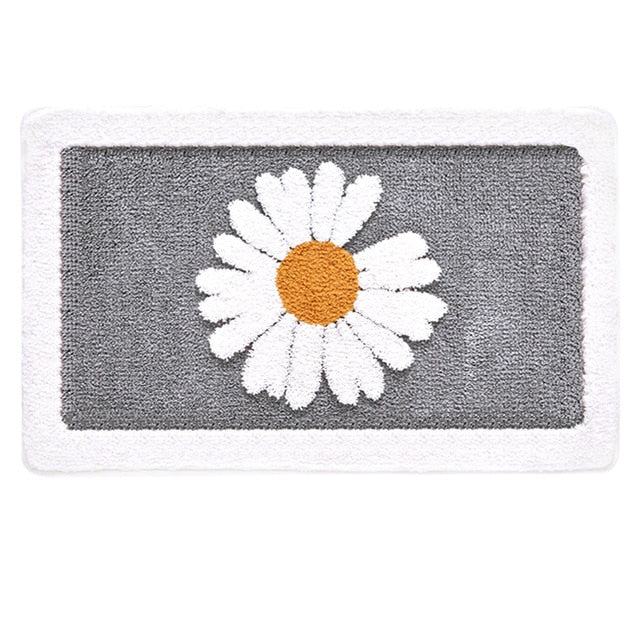 Badmat - SoftTouch - Bloemenprint - Machinewasbaar