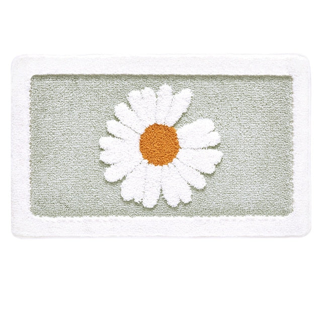 Badmat - SoftTouch - Bloemenprint - Machinewasbaar