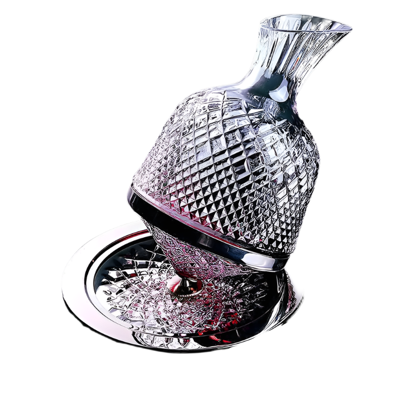Karaf - CrystalPure - 360 Rotatie - Elegant Serveren