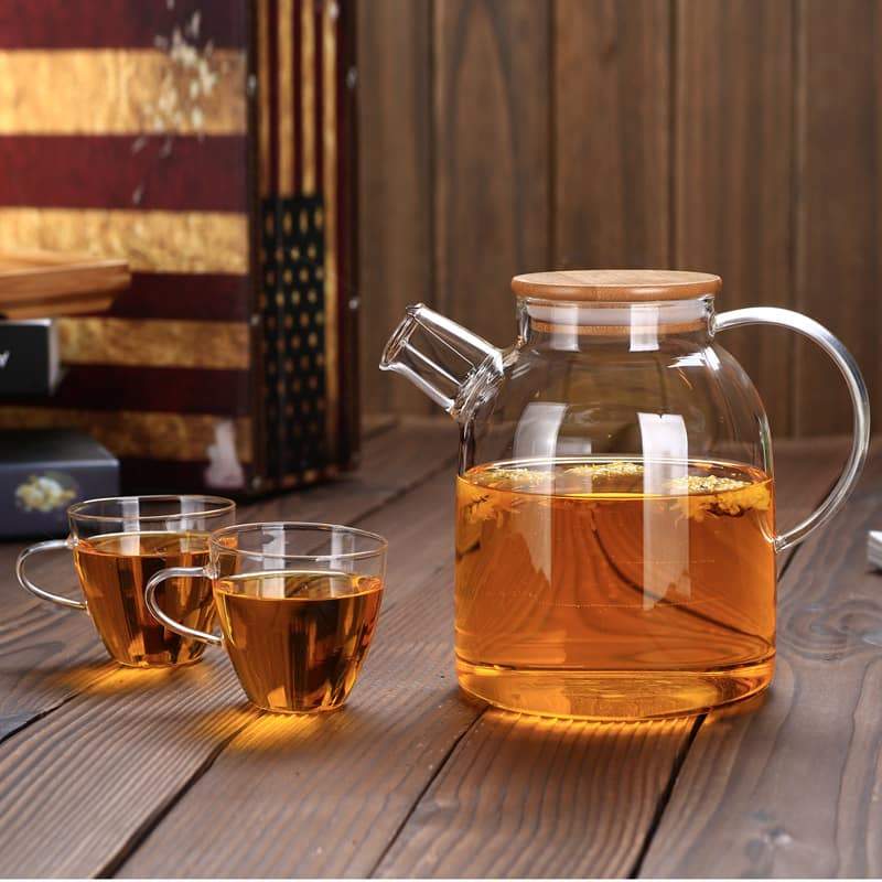 Glazen Theepot - ThermoBrew - Schokbestendig Design - Hittebestendig